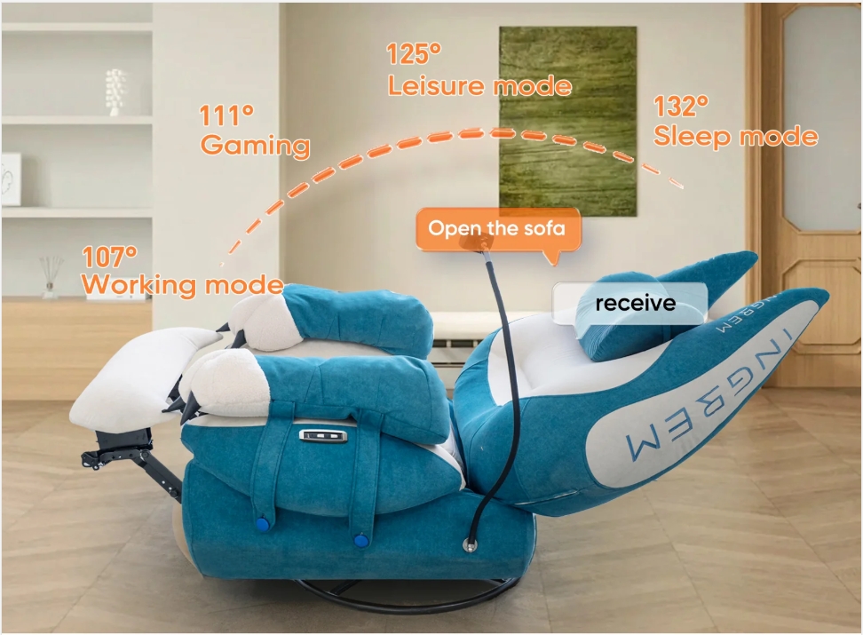 INGREM Sofagaming Station โซฟาเกมมิ่ง ดีไซน์สวย นั่งสบาย ฟังก์ชั่นครบ สั่งงานด้วยเสียง thumbnail