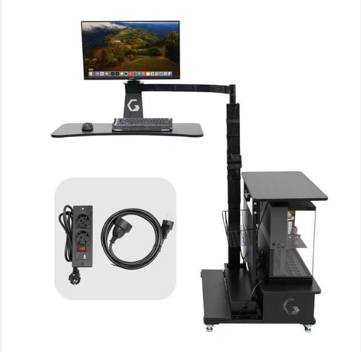 INGREM Floating Table (โต๊ะแบบลอย) สำหรับเกมเมอร์ ระบบไฟฟ้าปรับได้ต่ำสุด 56 CM thumbnail